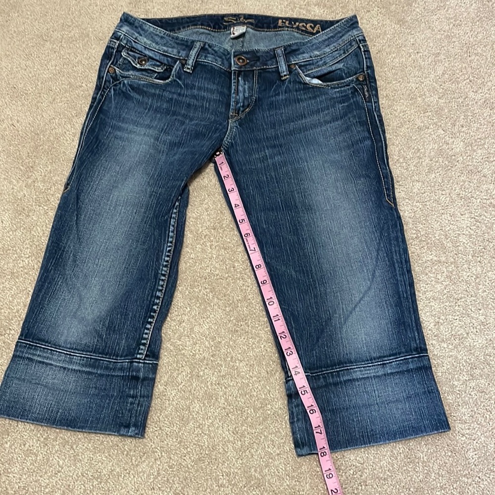 Silver Elyssa Capris Size 30 - image 8